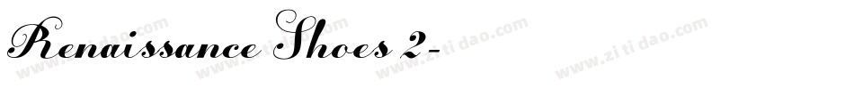 Renaissance Shoes 2字体转换